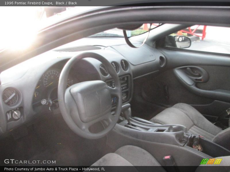 Black / Black 1996 Pontiac Firebird Coupe