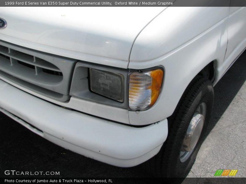 Oxford White / Medium Graphite 1999 Ford E Series Van E350 Super Duty Commerical Utility