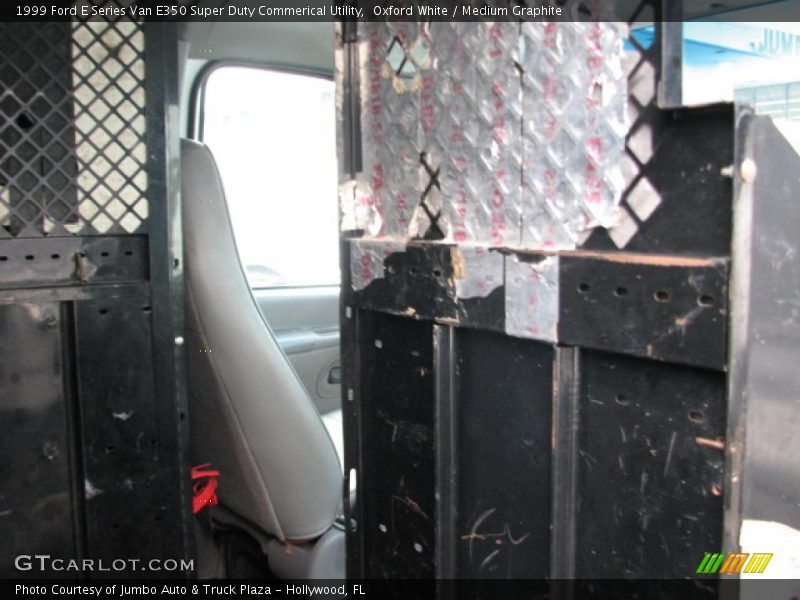 Oxford White / Medium Graphite 1999 Ford E Series Van E350 Super Duty Commerical Utility