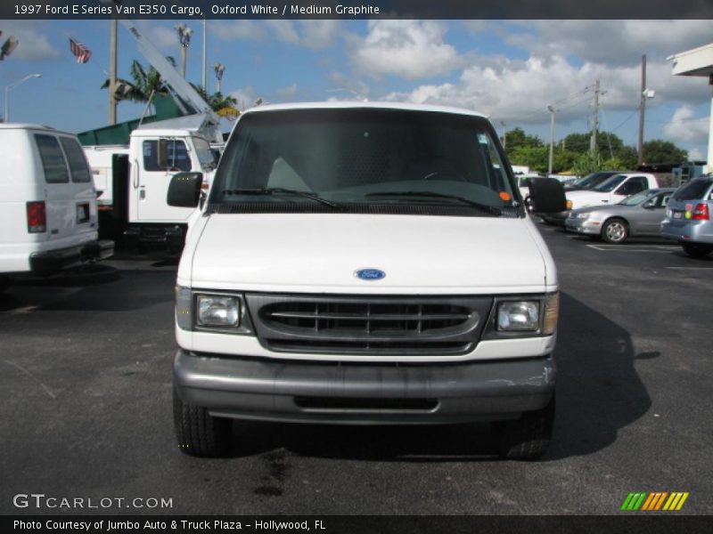 Oxford White / Medium Graphite 1997 Ford E Series Van E350 Cargo