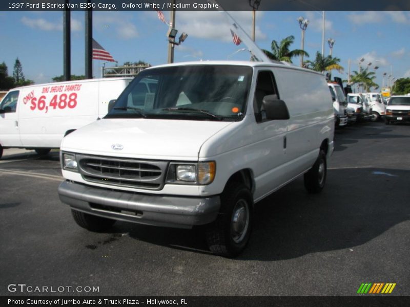 Oxford White / Medium Graphite 1997 Ford E Series Van E350 Cargo