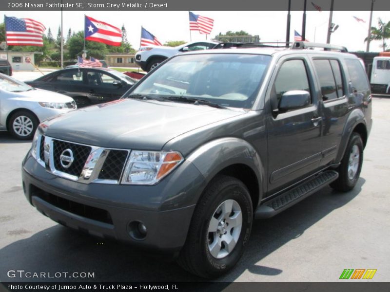 Storm Grey Metallic / Desert 2006 Nissan Pathfinder SE