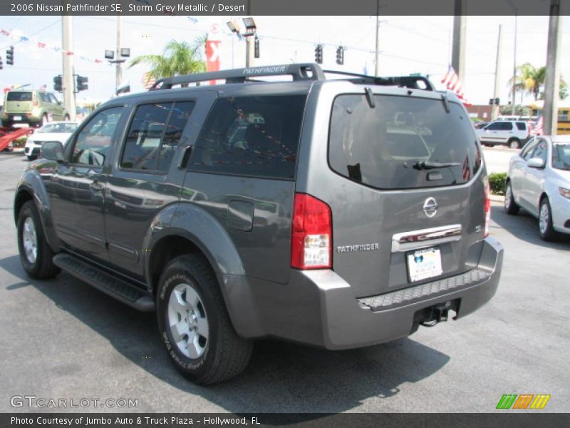 Storm Grey Metallic / Desert 2006 Nissan Pathfinder SE
