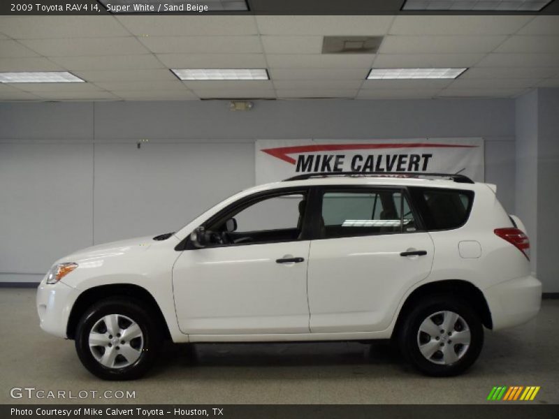Super White / Sand Beige 2009 Toyota RAV4 I4