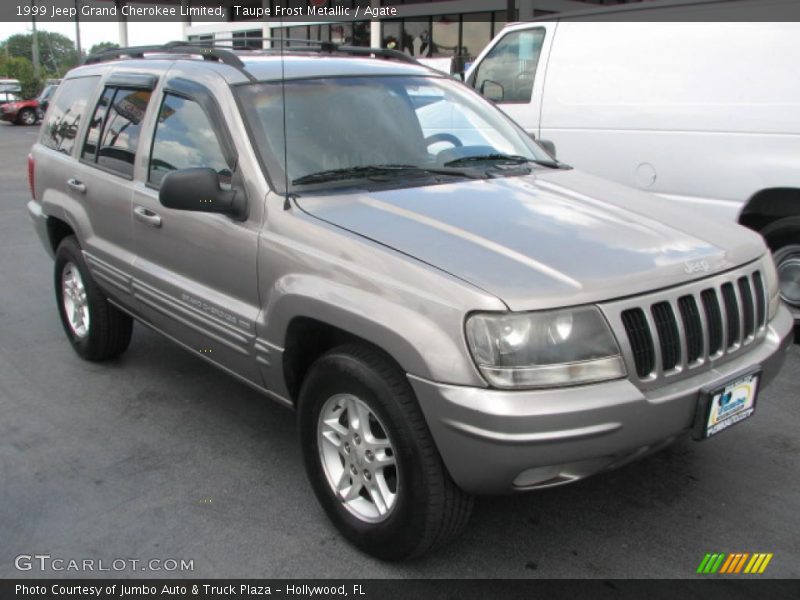 Taupe Frost Metallic / Agate 1999 Jeep Grand Cherokee Limited
