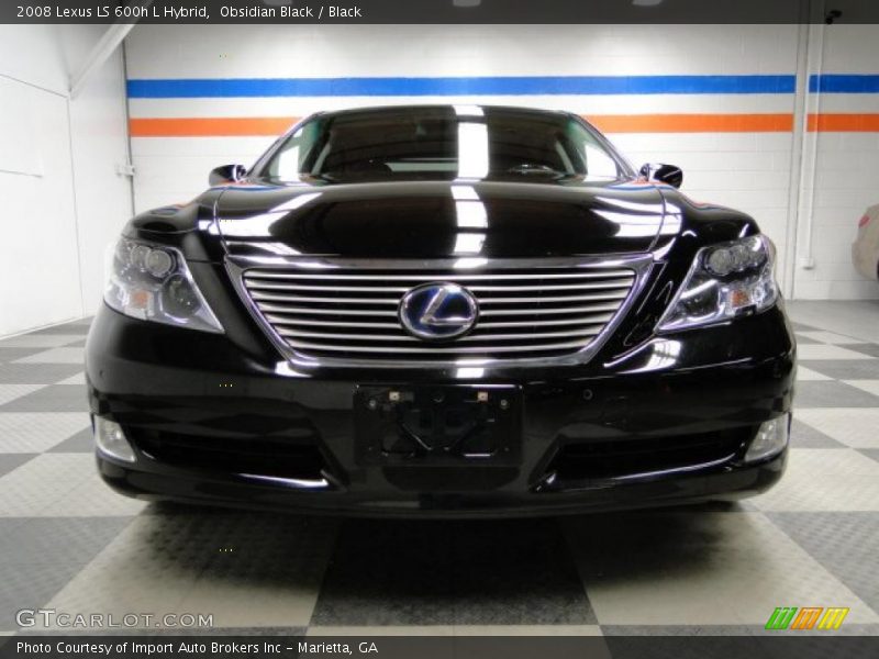 Obsidian Black / Black 2008 Lexus LS 600h L Hybrid