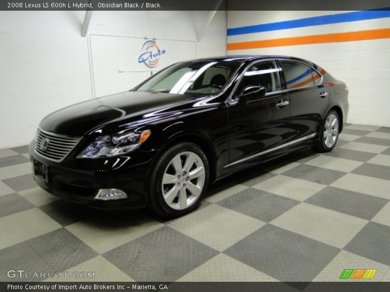 Obsidian Black / Black 2008 Lexus LS 600h L Hybrid
