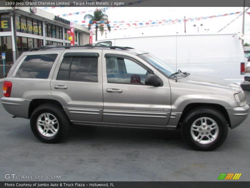 Taupe Frost Metallic / Agate 1999 Jeep Grand Cherokee Limited