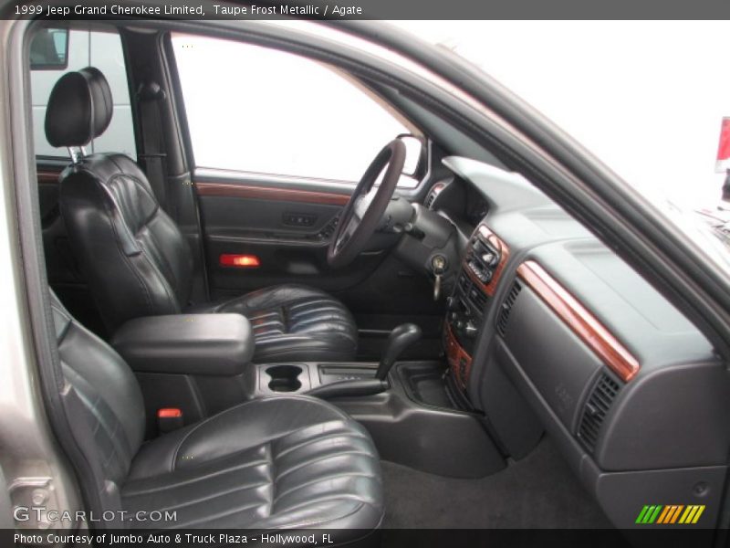 Taupe Frost Metallic / Agate 1999 Jeep Grand Cherokee Limited