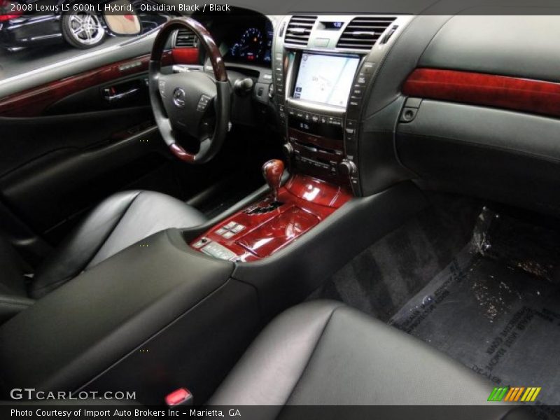  2008 LS 600h L Hybrid Black Interior