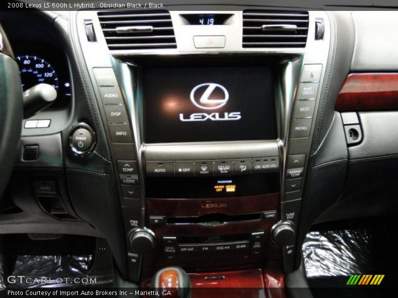 Navigation of 2008 LS 600h L Hybrid