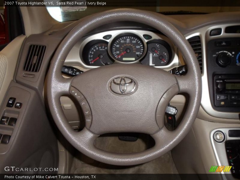  2007 Highlander V6 Steering Wheel