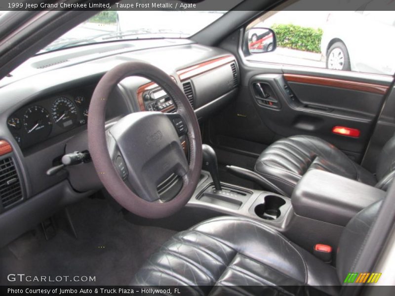 Taupe Frost Metallic / Agate 1999 Jeep Grand Cherokee Limited