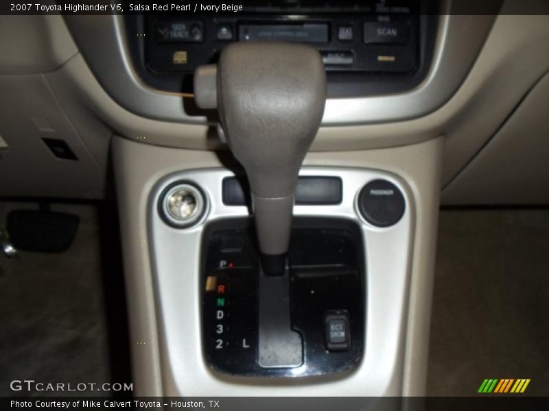  2007 Highlander V6 5 Speed Automatic Shifter