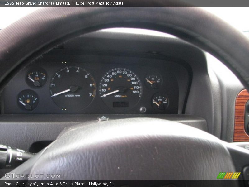 Taupe Frost Metallic / Agate 1999 Jeep Grand Cherokee Limited