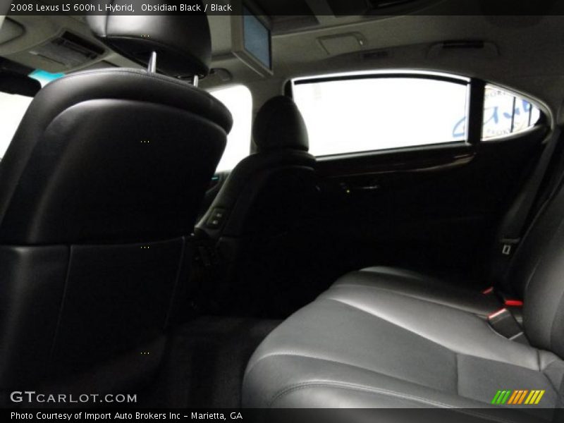 Obsidian Black / Black 2008 Lexus LS 600h L Hybrid