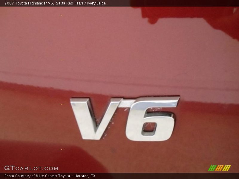 Salsa Red Pearl / Ivory Beige 2007 Toyota Highlander V6