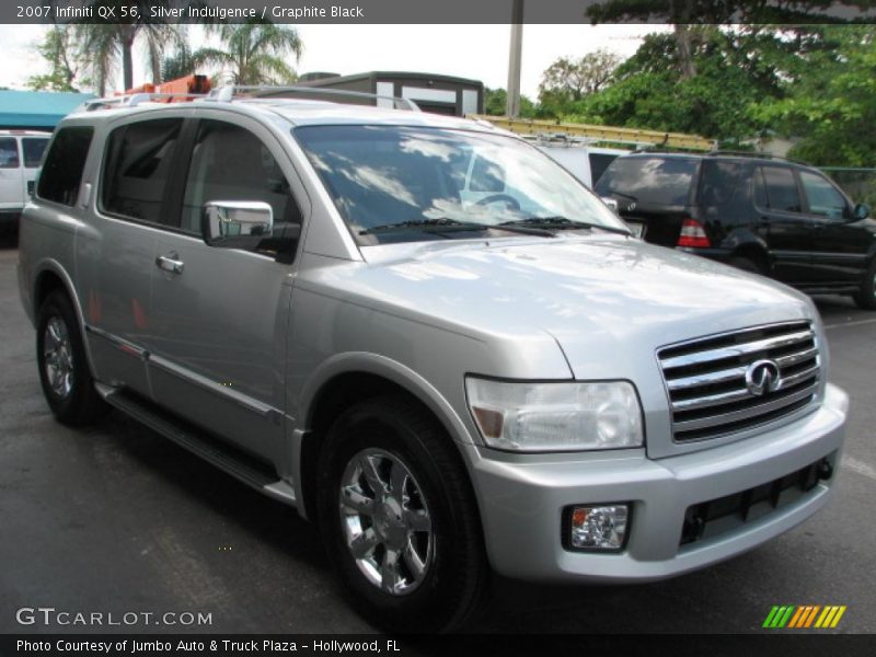Front 3/4 View of 2007 QX 56