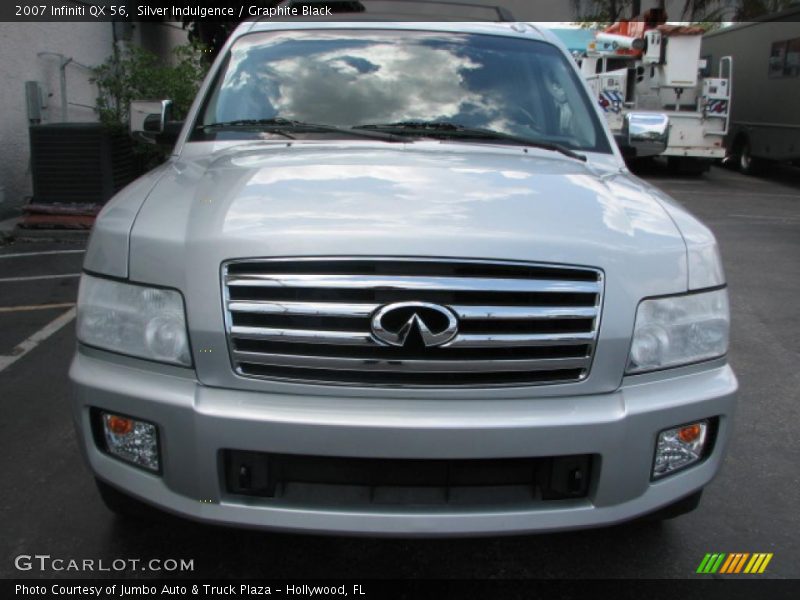 Silver Indulgence / Graphite Black 2007 Infiniti QX 56