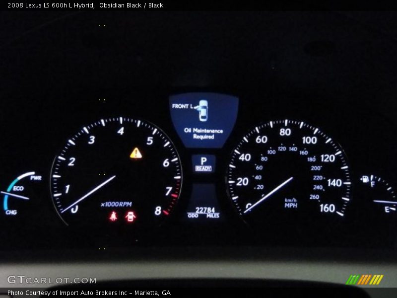  2008 LS 600h L Hybrid 600h L Hybrid Gauges