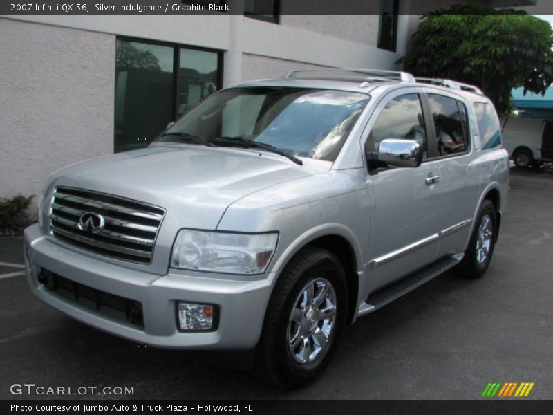 Silver Indulgence / Graphite Black 2007 Infiniti QX 56