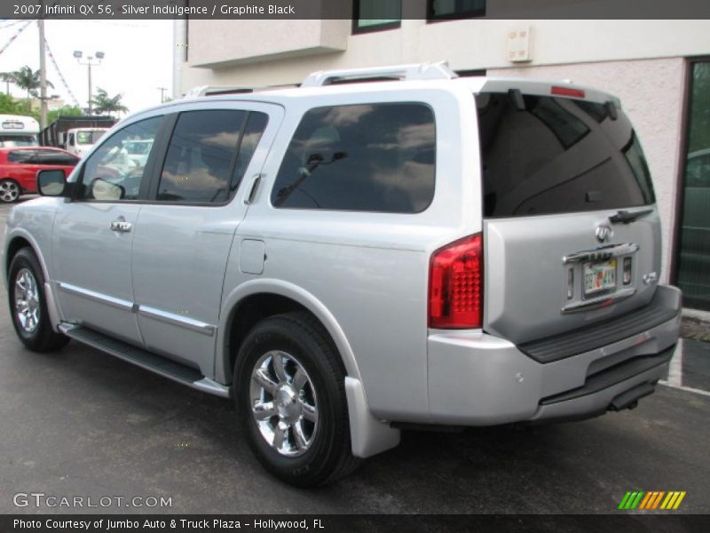 Silver Indulgence / Graphite Black 2007 Infiniti QX 56