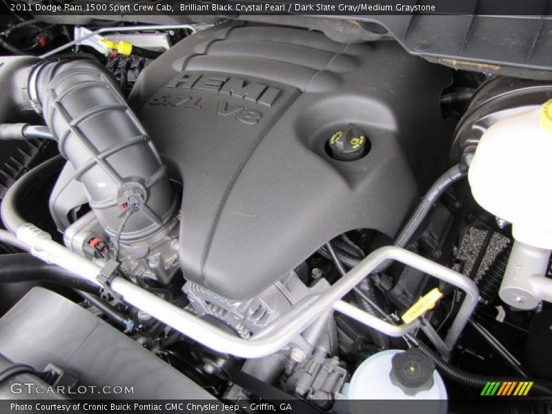  2011 Ram 1500 Sport Crew Cab Engine - 5.7 Liter HEMI OHV 16-Valve VVT MDS V8