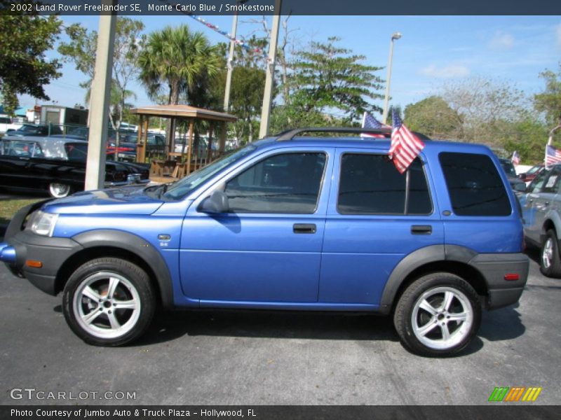 Monte Carlo Blue / Smokestone 2002 Land Rover Freelander SE