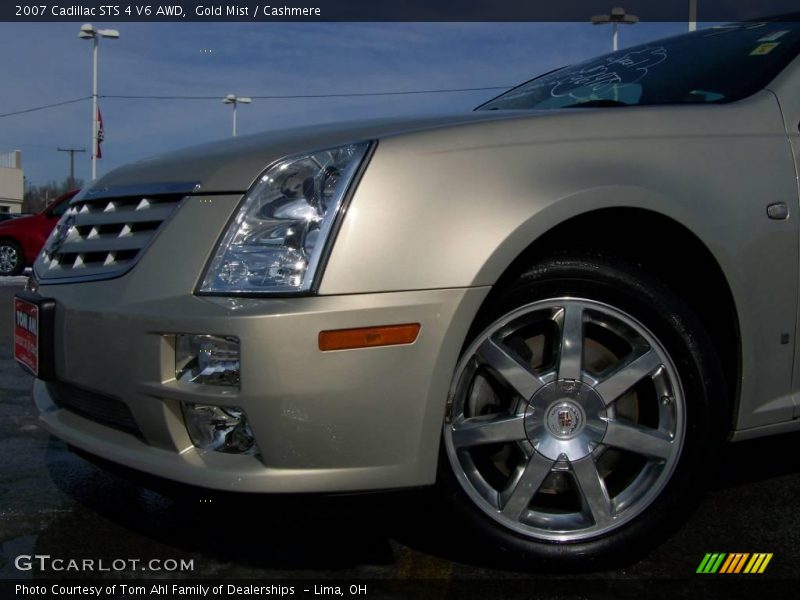 Gold Mist / Cashmere 2007 Cadillac STS 4 V6 AWD