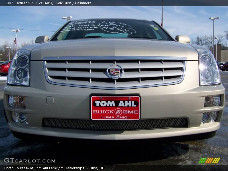 Gold Mist / Cashmere 2007 Cadillac STS 4 V6 AWD