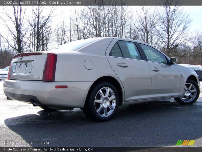 Gold Mist / Cashmere 2007 Cadillac STS 4 V6 AWD