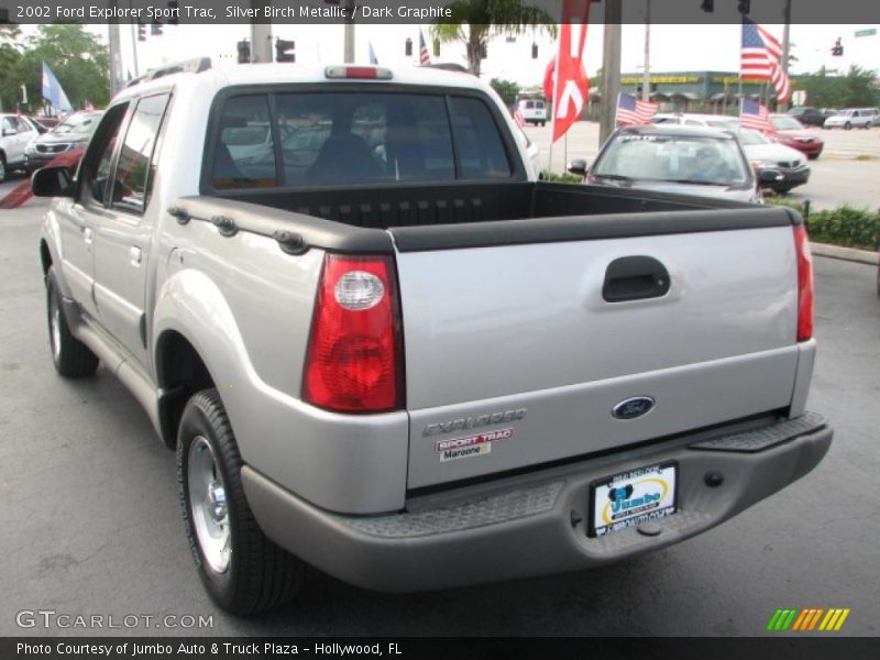 Silver Birch Metallic / Dark Graphite 2002 Ford Explorer Sport Trac