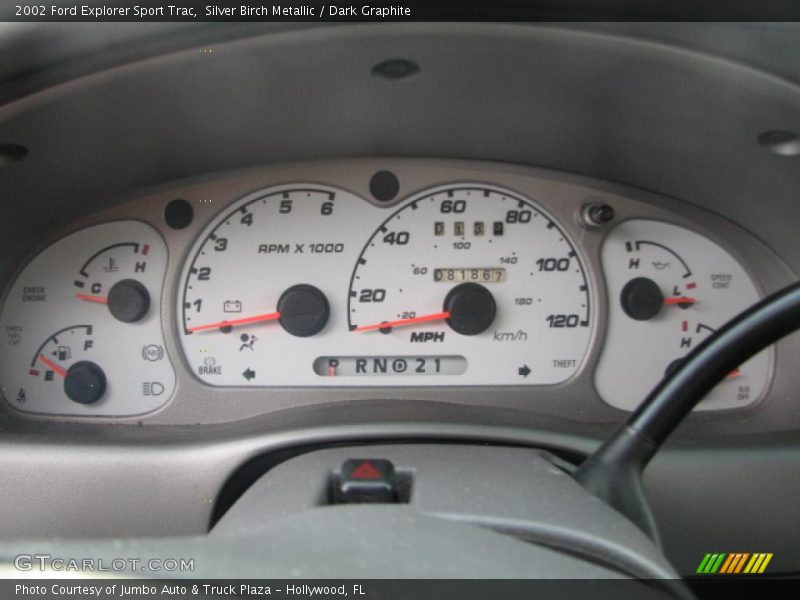  2002 Explorer Sport Trac   Gauges
