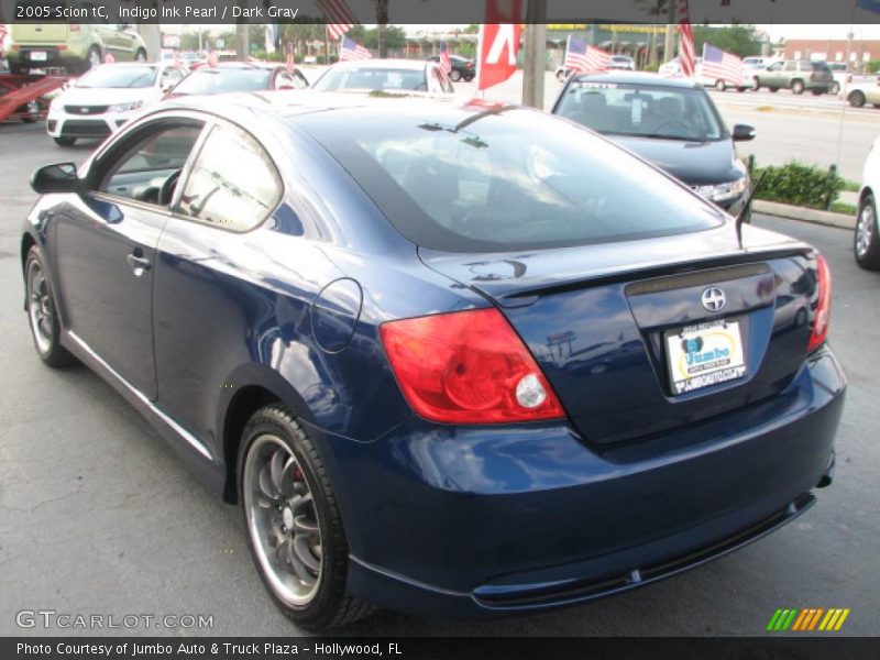 Indigo Ink Pearl / Dark Gray 2005 Scion tC