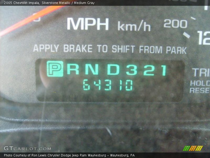 Silverstone Metallic / Medium Gray 2005 Chevrolet Impala
