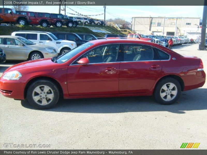 Red Jewel Tintcoat / Ebony Black 2008 Chevrolet Impala LT