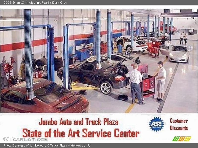 Indigo Ink Pearl / Dark Gray 2005 Scion tC