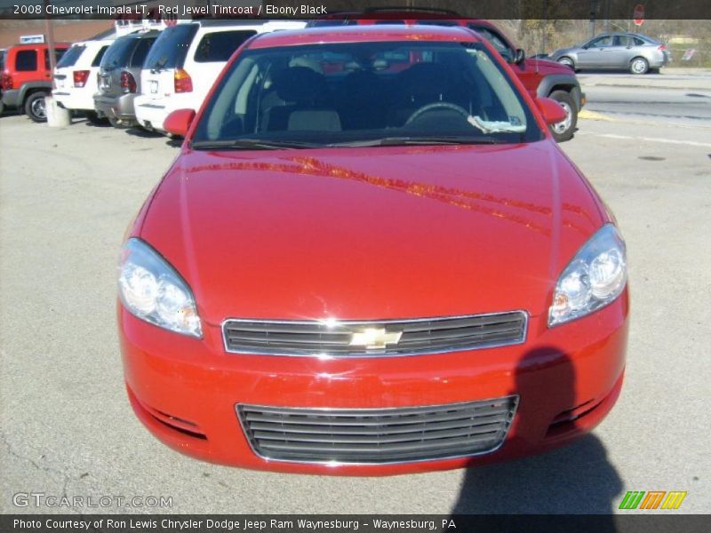Red Jewel Tintcoat / Ebony Black 2008 Chevrolet Impala LT