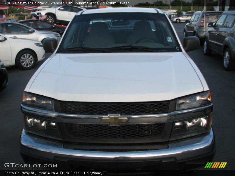 Summit White / Medium Pewter 2006 Chevrolet Colorado Extended Cab