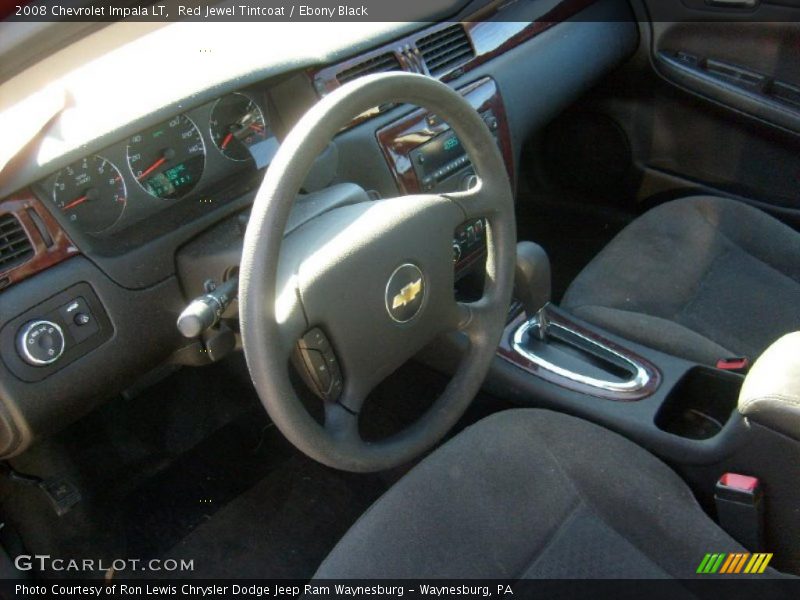 Red Jewel Tintcoat / Ebony Black 2008 Chevrolet Impala LT