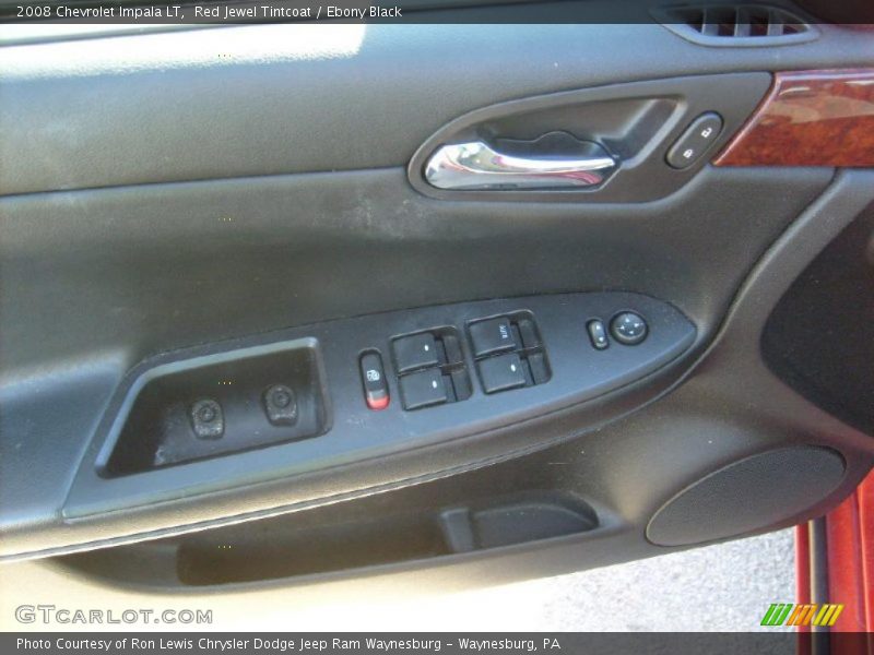 Red Jewel Tintcoat / Ebony Black 2008 Chevrolet Impala LT