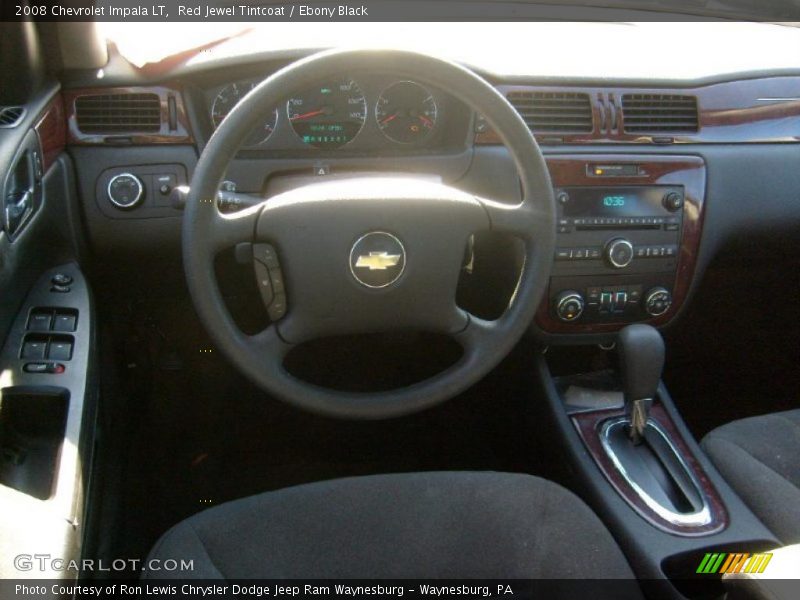 Red Jewel Tintcoat / Ebony Black 2008 Chevrolet Impala LT