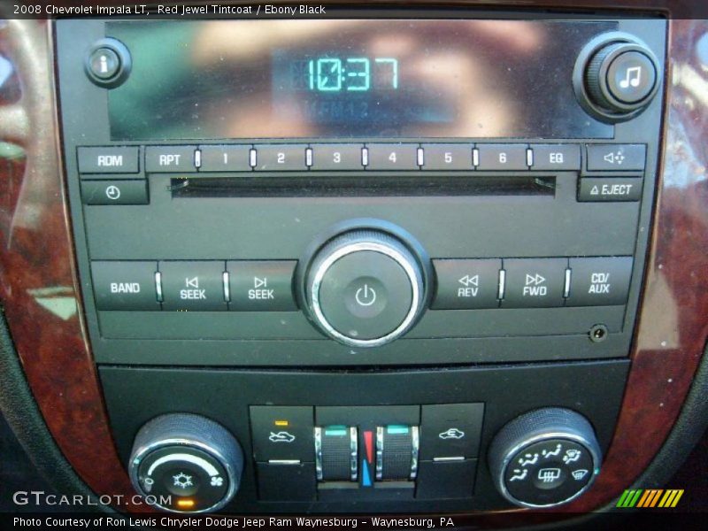 Red Jewel Tintcoat / Ebony Black 2008 Chevrolet Impala LT