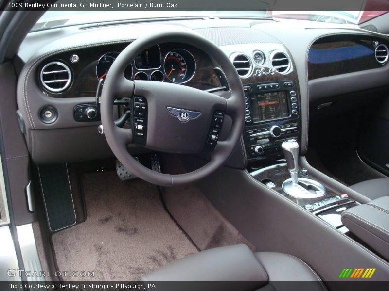 Porcelain / Burnt Oak 2009 Bentley Continental GT Mulliner