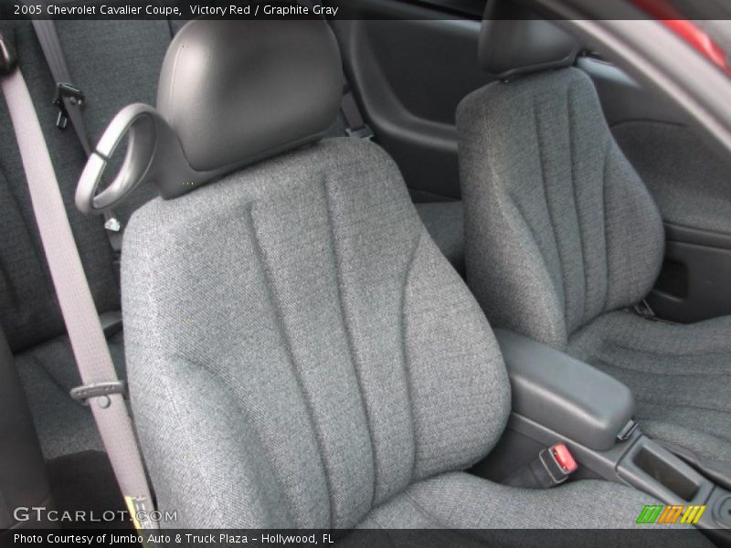 Victory Red / Graphite Gray 2005 Chevrolet Cavalier Coupe