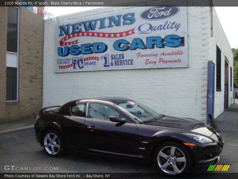 Black Cherry Mica / Parchment 2005 Mazda RX-8 Sport