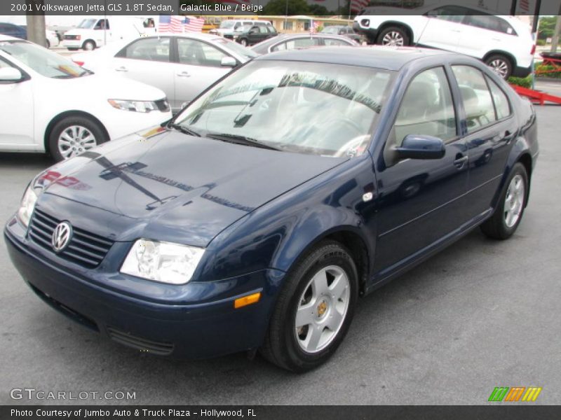 Galactic Blue / Beige 2001 Volkswagen Jetta GLS 1.8T Sedan