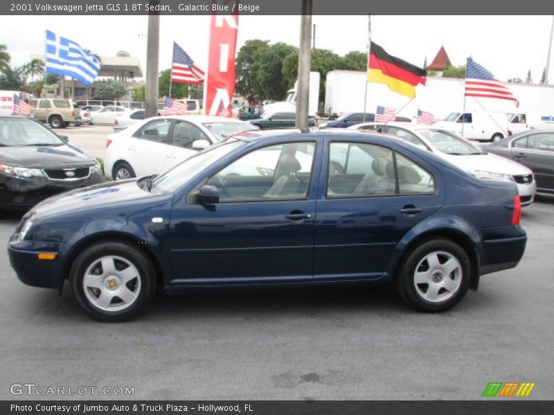 Galactic Blue / Beige 2001 Volkswagen Jetta GLS 1.8T Sedan