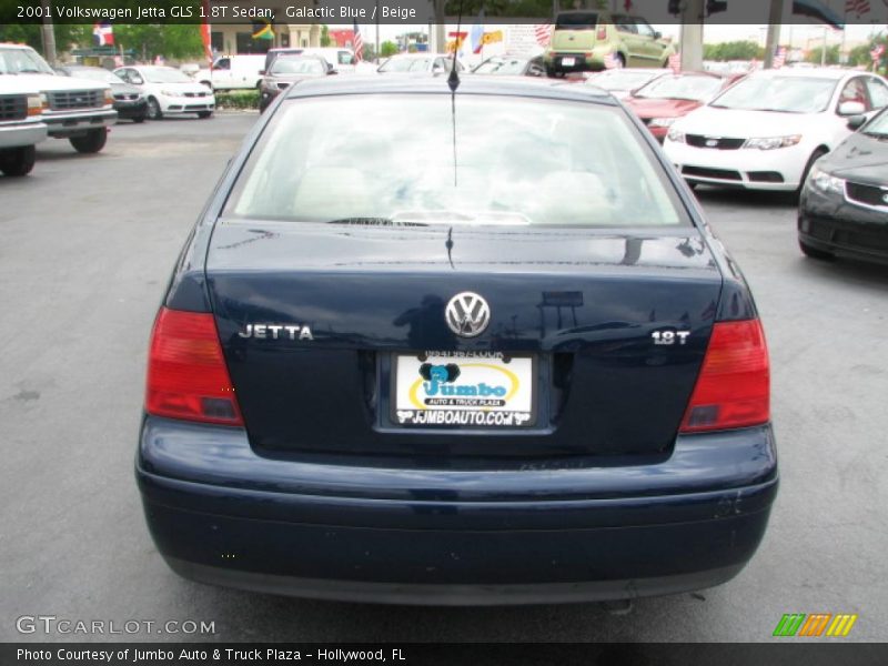 Galactic Blue / Beige 2001 Volkswagen Jetta GLS 1.8T Sedan