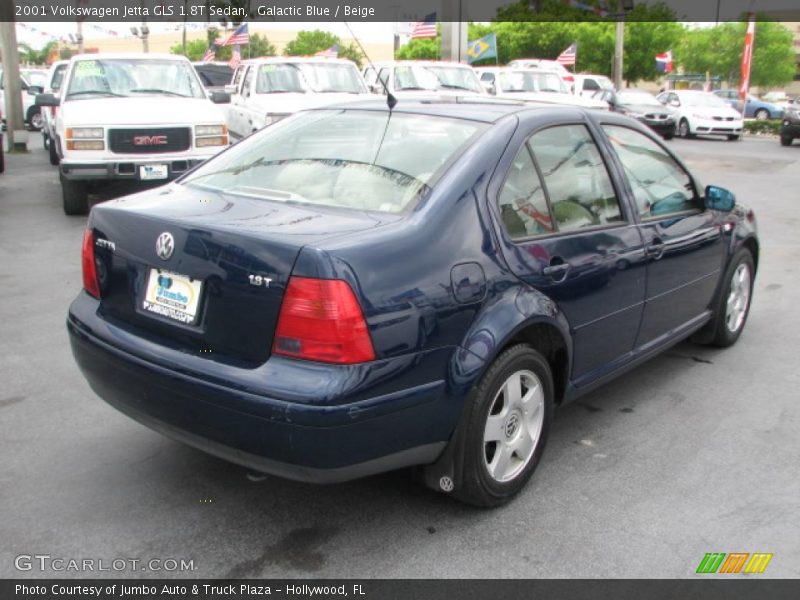 Galactic Blue / Beige 2001 Volkswagen Jetta GLS 1.8T Sedan